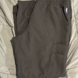 Women’s Black Cargo Scrub Pants